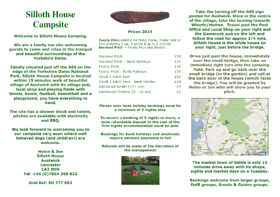 Silloth House Leaflet